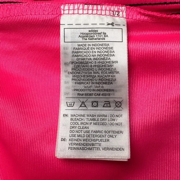 Adidas Firebird Track Pants Pink Women’s M NWT Wide Leg - Picture 11 of 13